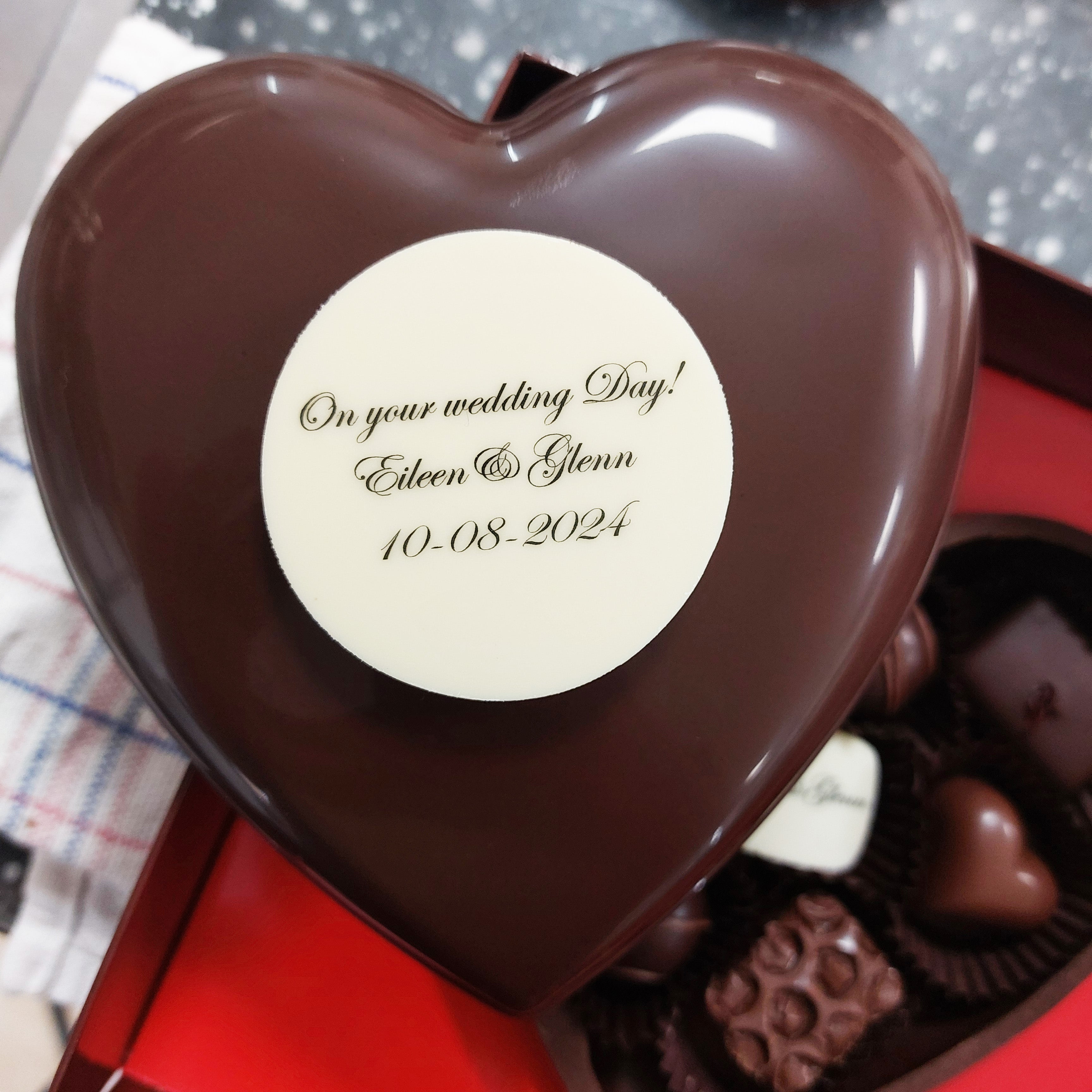 Chocolate Wedding gift (Chocolate Heart)